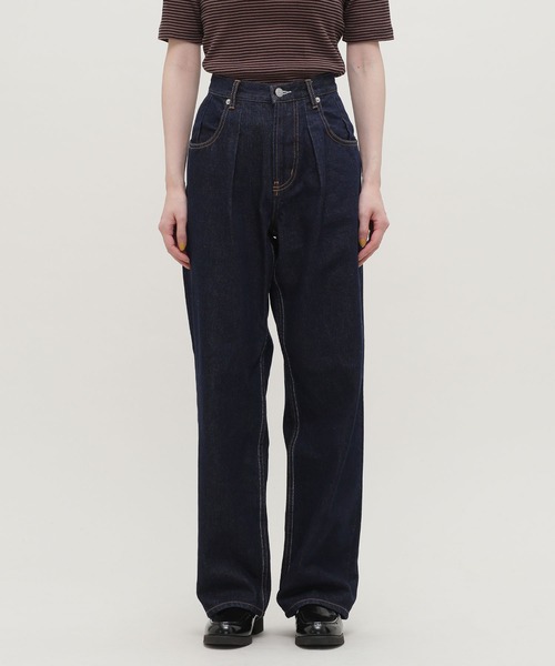 「PICCADILLY」 デニムパンツ M ホワイト レディース_画像9