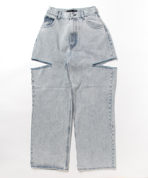 [Heather] Denim брюки M голубой женский 