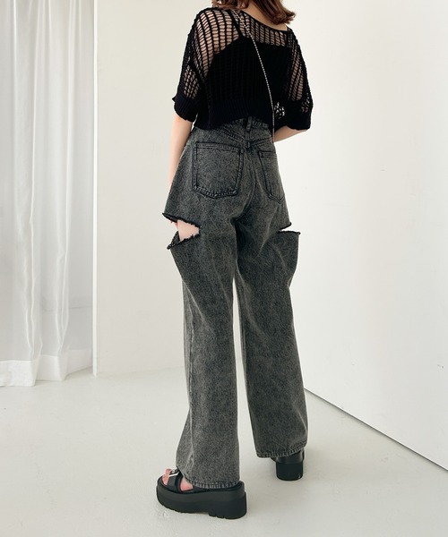 [Heather] Denim брюки M голубой женский 