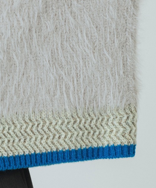 ROSE BUD（ローズバッド） ニット セーター CROPPED BLOKING KNIT