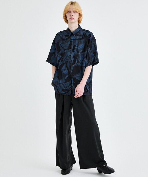 LiNoH（リノー） 半袖シャツ 2 ブルー メンズ : ZOZOTOWN Yahoo!店