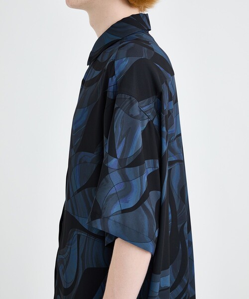 LiNoH（リノー） 半袖シャツ 2 ブルー メンズ : ZOZOTOWN Yahoo!店