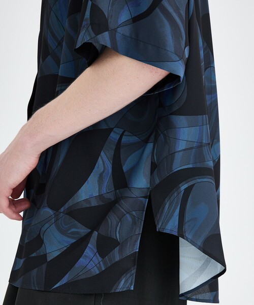 LiNoH（リノー） 半袖シャツ 2 ブルー メンズ : ZOZOTOWN Yahoo!店