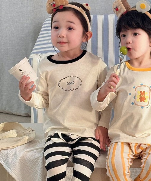DAY CLOSET パジャマ 「セットアップ/男女兼用/伸縮性あり」長袖 