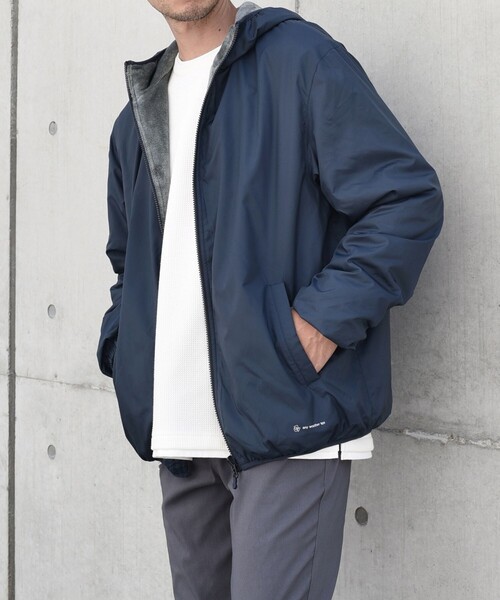 SHIPS any 「SHIPS any」 ブルゾン LARGE ネイビー メンズ : ZOZOTOWN