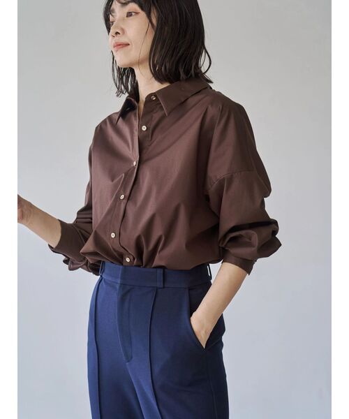 TONAL（トーナル） ブラウス シャツ オーバーシャツ レディース 