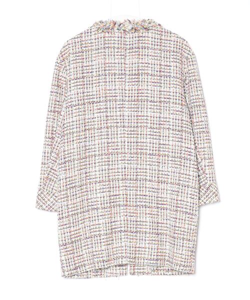 美品　GRACE CONTINENTAL ノーカラーコート GRACE CONTINENTAL（グレースコンチネンタル） ノーカラーコート 36