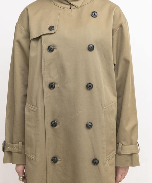 「UR Lab.」 トレンチコート MEDIUM ベージュ レディース_画像8