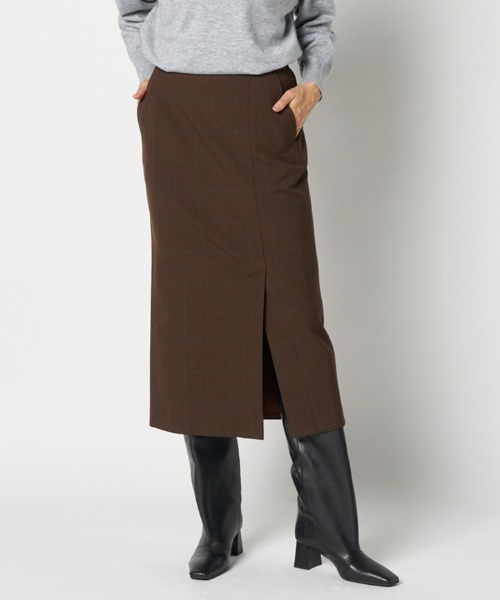 HELIOPOLE(エリオポール) スカート CHECK I LINE SKIRT HELIOPOLE(エリオポール) スカート CHECK I LINE SKIRT