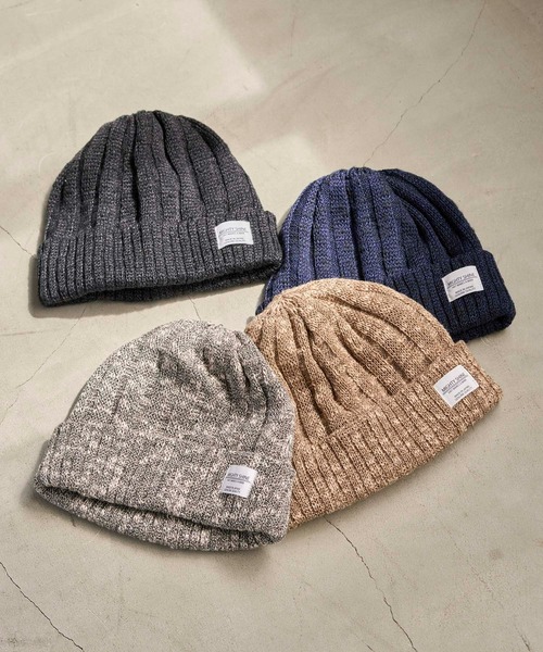 「Mighty Shine」 ニットキャップ FREE ネイビー メンズ_画像2