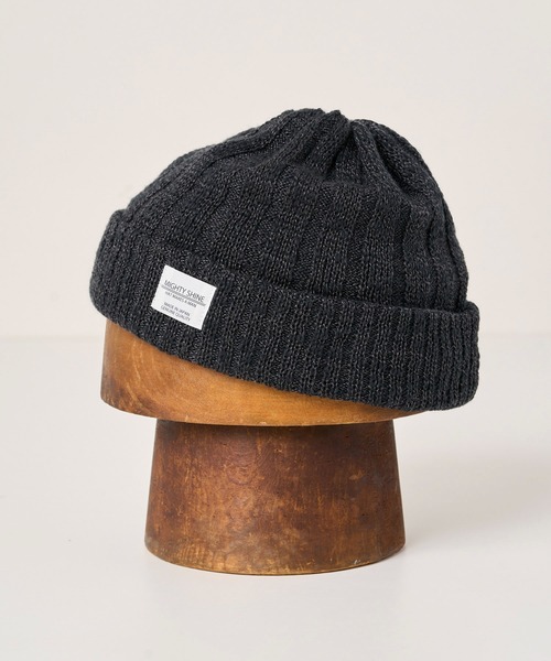 「Mighty Shine」 ニットキャップ FREE ネイビー メンズ_画像7