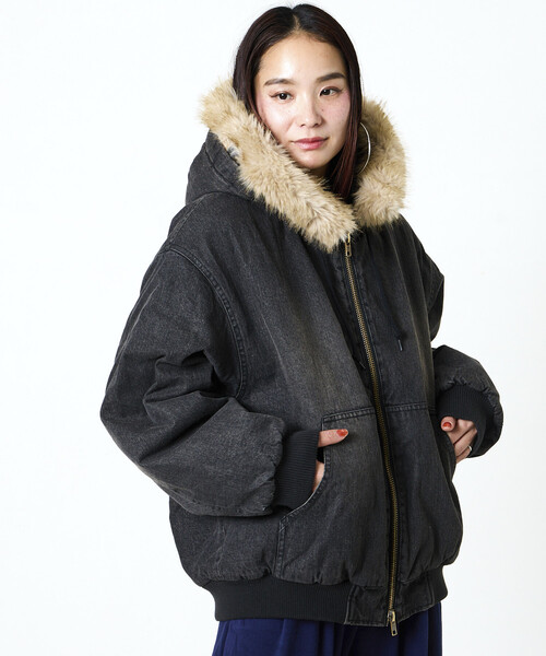 ファーアウター FREAK'S STORE（フリークスストア） ブルゾン アウター 「ファー脱着