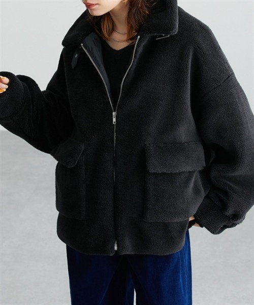 Soiunique（スワユニーク） ブルゾン アウター 2WAY襟着用