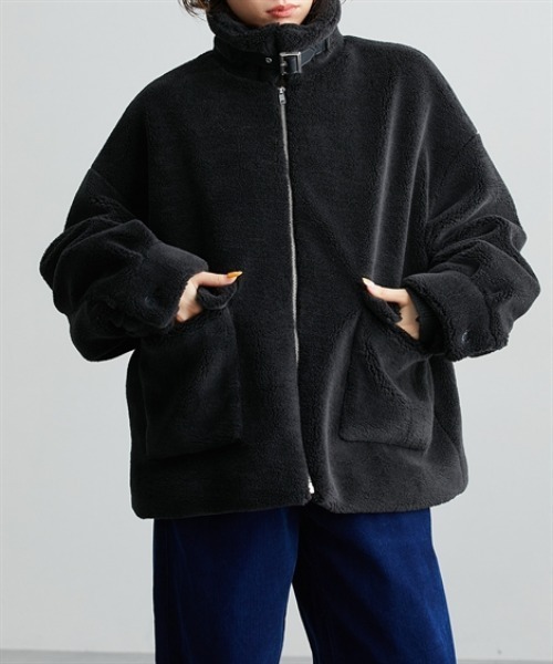 Soiunique（スワユニーク） ブルゾン アウター 2WAY襟着用