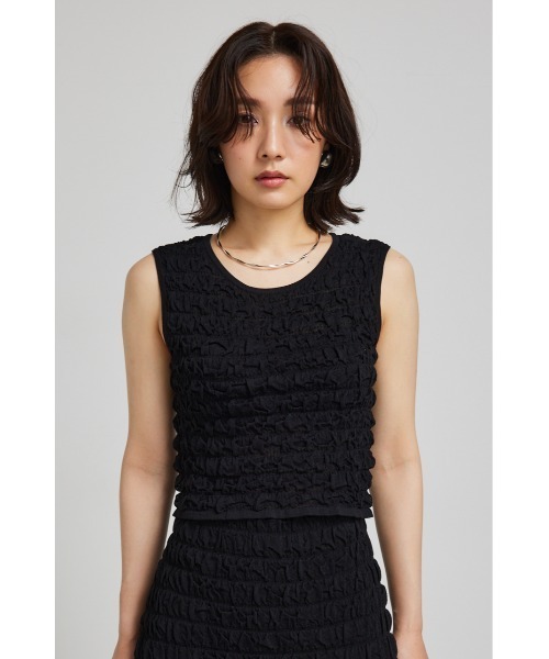 「rienda」 ノースリーブニット FREE ピンク レディース_画像6