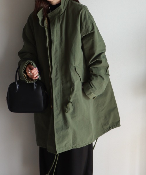 「COURO」 モッズコート M オリーブ レディース_画像7