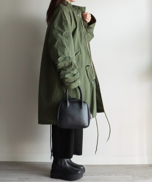 「COURO」 モッズコート M オリーブ レディース_画像9
