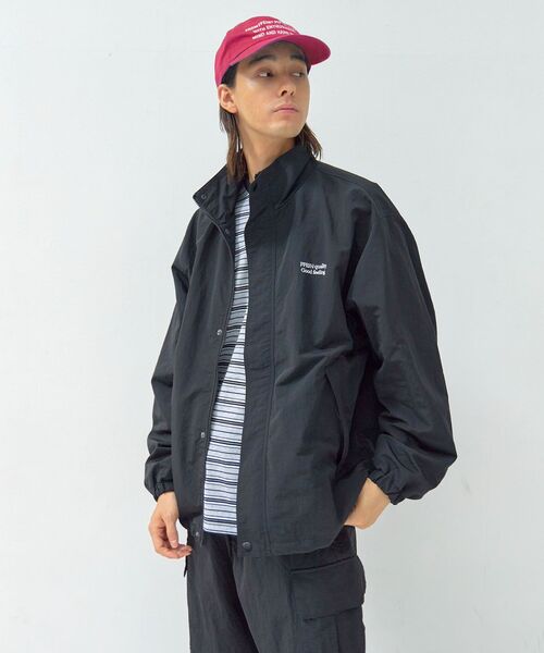 「FFEIN」 ナイロンブルゾン MEDIUM ブラック メンズ_画像4
