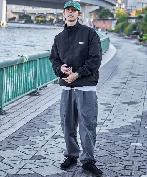 「FFEIN」 ナイロンブルゾン MEDIUM ブラック メンズ_画像7