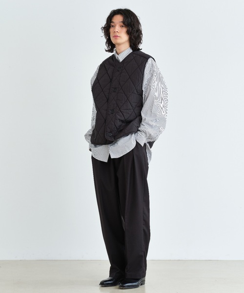 「SINSS」 スラックス MEDIUM チャコール メンズ_画像4