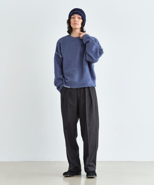 「SINSS」 スラックス MEDIUM チャコール メンズ_画像9
