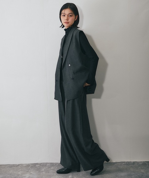 ▪️【VINTAGE 4点セット】 SMILE ORCHID（スマイルオーキッド） セットアップ ベルト付きジレ