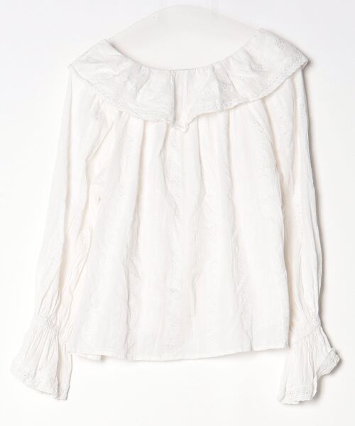 SLOBE IENA（スローブイエナ） 長袖ブラウス - ホワイト レディース