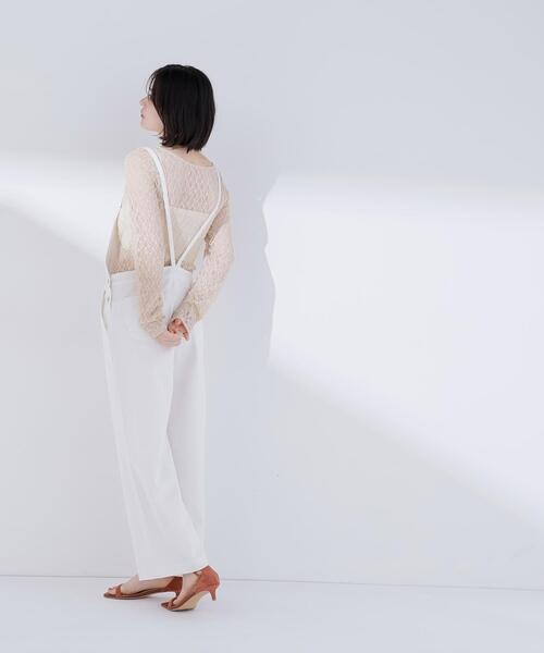 デニムオールインワン オフホワイト フリーサイズ NATURAL BEAUTY BASIC（ナチュラルビューティーベーシック