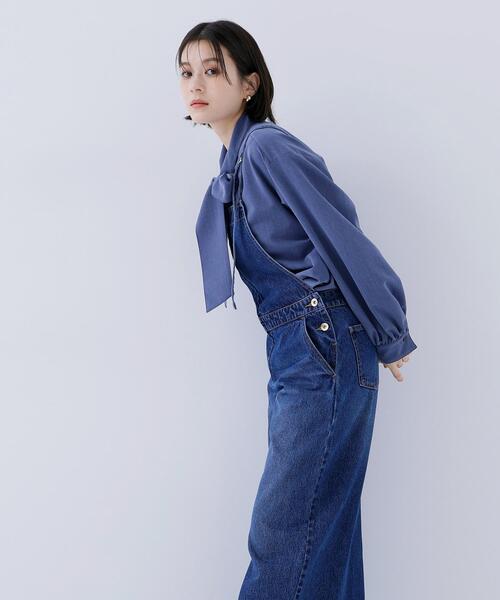 JUNI デニムオールインワン　2Y NATURAL BEAUTY BASIC（ナチュラルビューティーベーシック