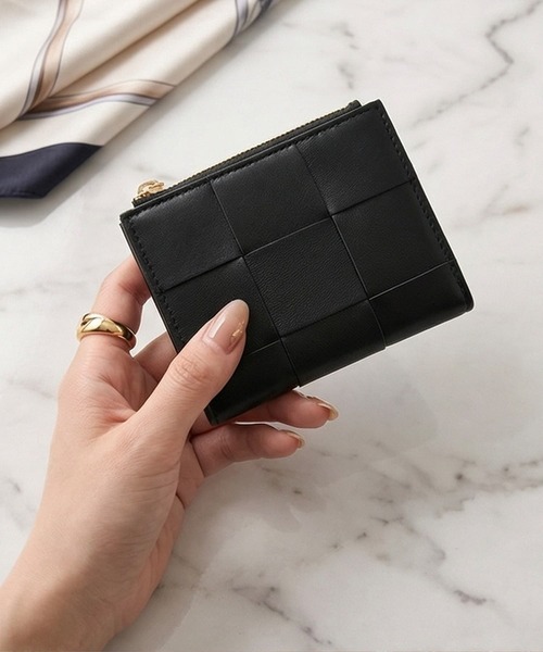 二つ折り、編み込み財布のおすすめ人気商品一覧 通販 - Yahoo!ショッピング