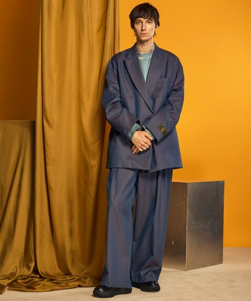 「MAISON SPECIAL」 スラックス 0 チャコールグレー メンズ_画像7