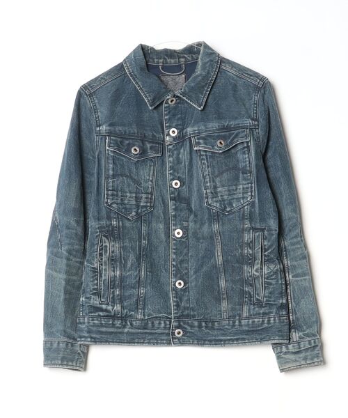 G-STAR RAW 「G-STAR」 デニムジャケット - ブルー メンズ : ZOZOTOWN