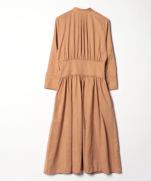 「ELIN」 長袖ワンピース 36 ベージュ レディース_画像2