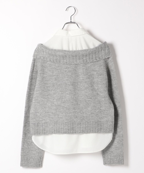 「Heather」 長袖ニット FREE グレー レディース_画像2