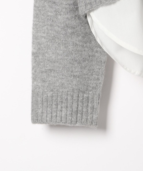 「Heather」 長袖ニット FREE グレー レディース_画像5