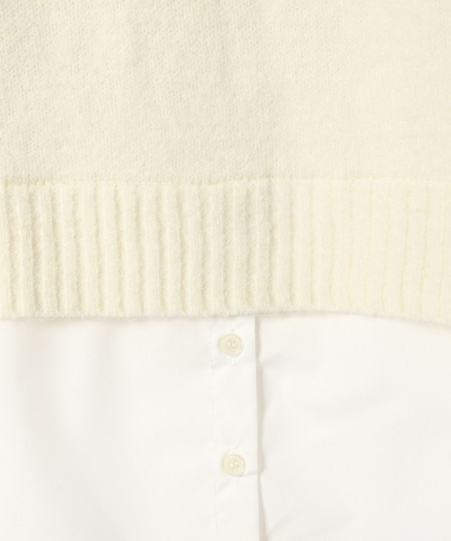 「Heather」 長袖ニット FREE グレー レディース_画像8