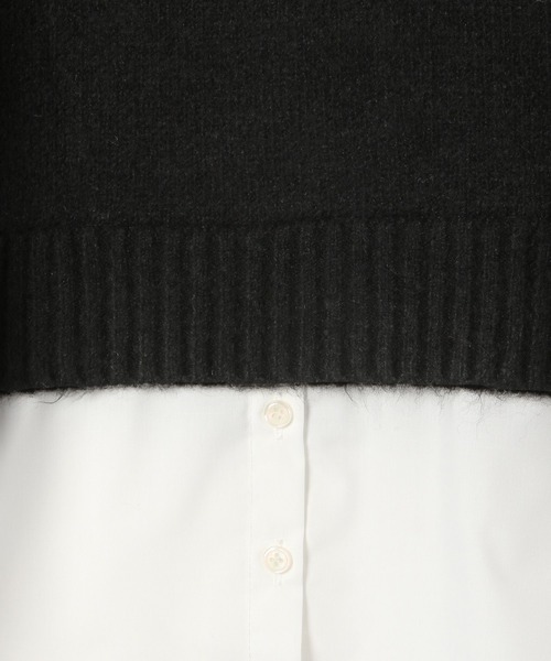 「Heather」 長袖ニット FREE グレー レディース_画像9