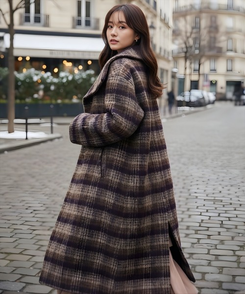 AND COUTURE（アンドクチュール） コート アウター アルパカシャギー