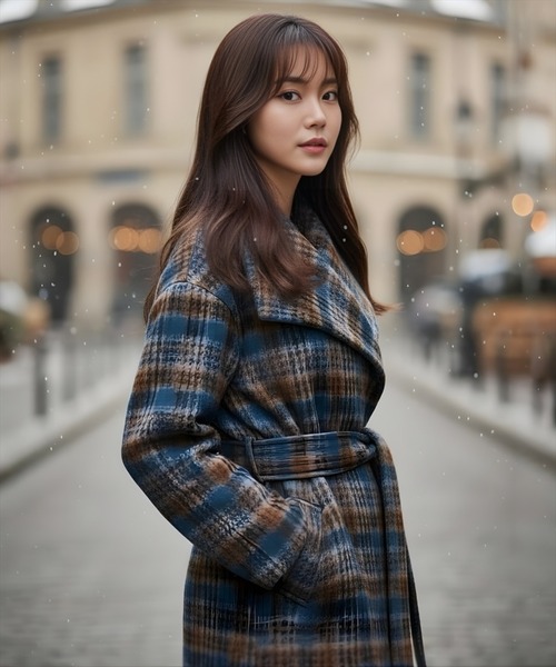 AND COUTURE（アンドクチュール） コート アウター アルパカシャギー