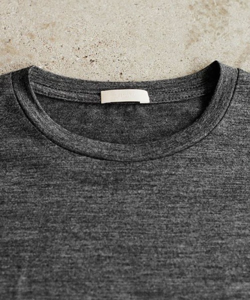 LIDnM（リドム） tシャツ MERINO WOOL SLEEVELESS TEE メンズ 