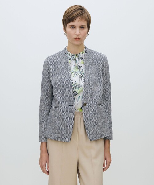 TOMORROWLAND collection ジャケット ノーカラージャケット フラット