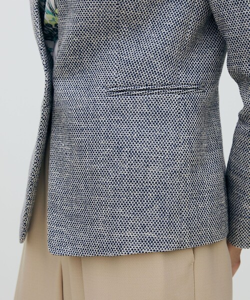 TOMORROWLAND collection ジャケット ノーカラージャケット フラット