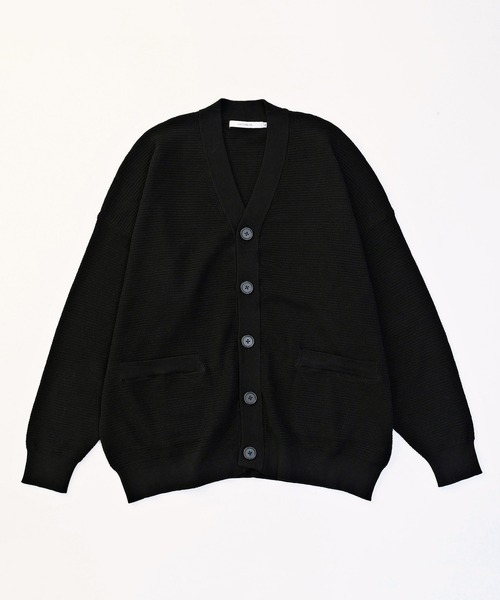 「VICTIM」 ニットカーディガン LARGE ブラック メンズ