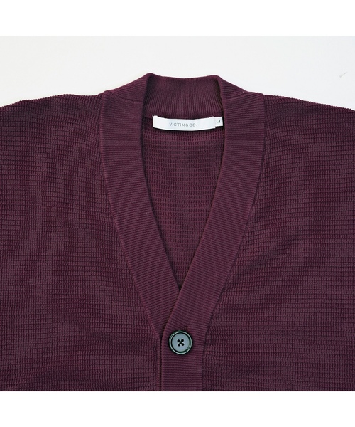 「VICTIM」 ニットカーディガン LARGE ブラック メンズ_画像6