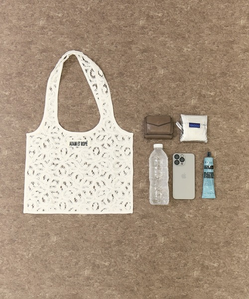 ADAM ET ROPE'（アダムエロペ） トートバッグ vintage stock lace tote