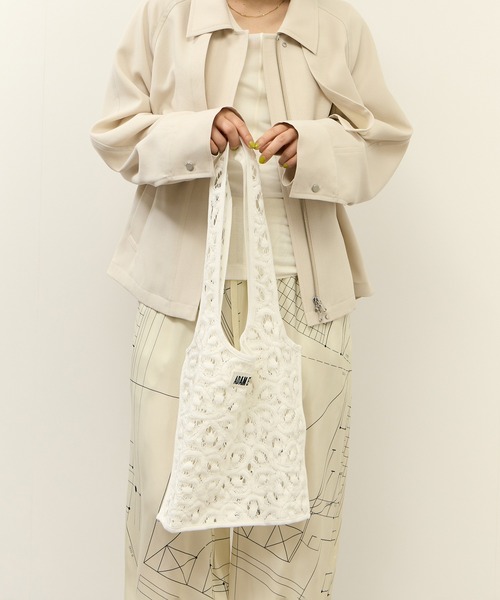 ADAM ET ROPE'（アダムエロペ） トートバッグ vintage stock lace tote
