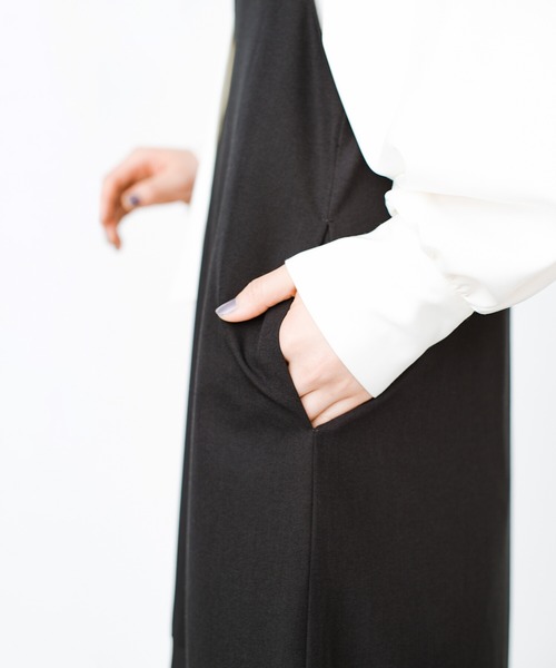 「haco!」 「KAKKO」サロペットスカート MEDIUM ライトブラウン レディースの画像4