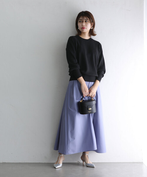 「La TOTALITE」 長袖ニット - ネイビー レディース_画像5