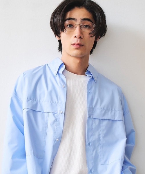 DAWNCE シャツ ボクシー ショート丈シャツ メンズ レディース