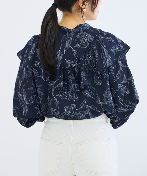 「INCEDE」 長袖ブラウス L ピンク レディース_画像5